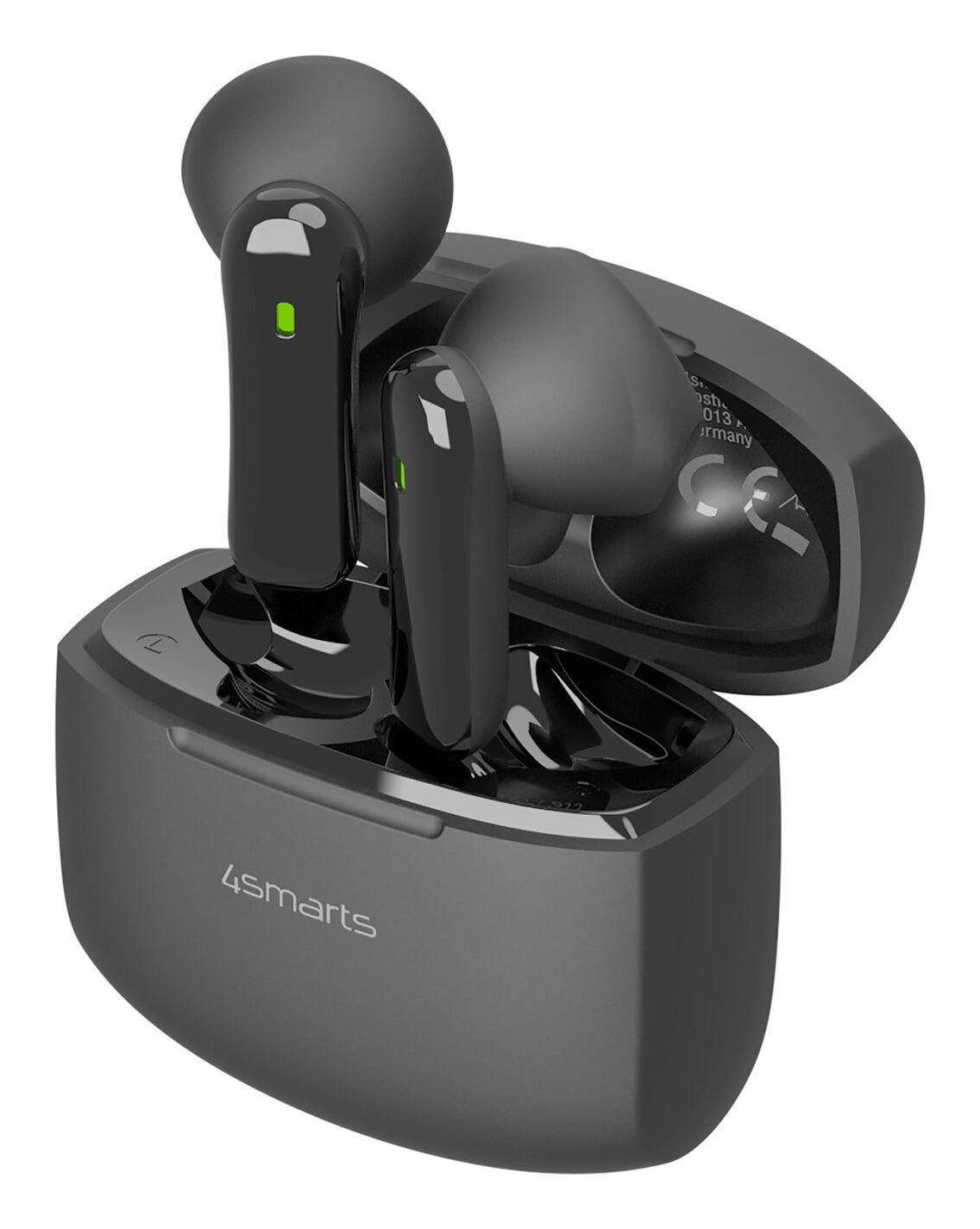 4smarts SkyBuds Air TWS In-Ear – Qi-Ladecase, Schwarz, BT 5.4