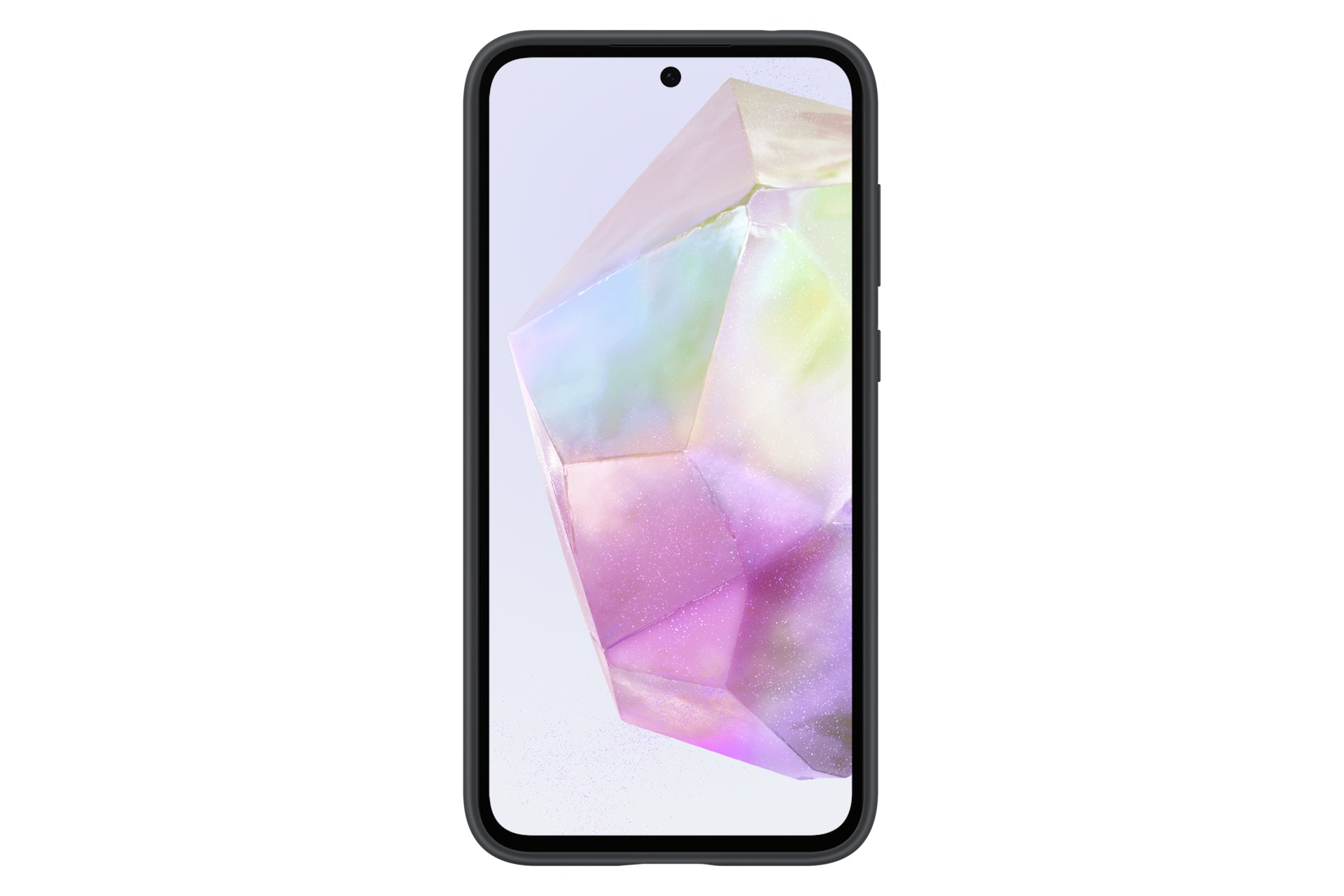 Samsung Backcover – für Samsung Galaxy A35 5G, Silikon, Schwarz, stossfest, kratzresistent
