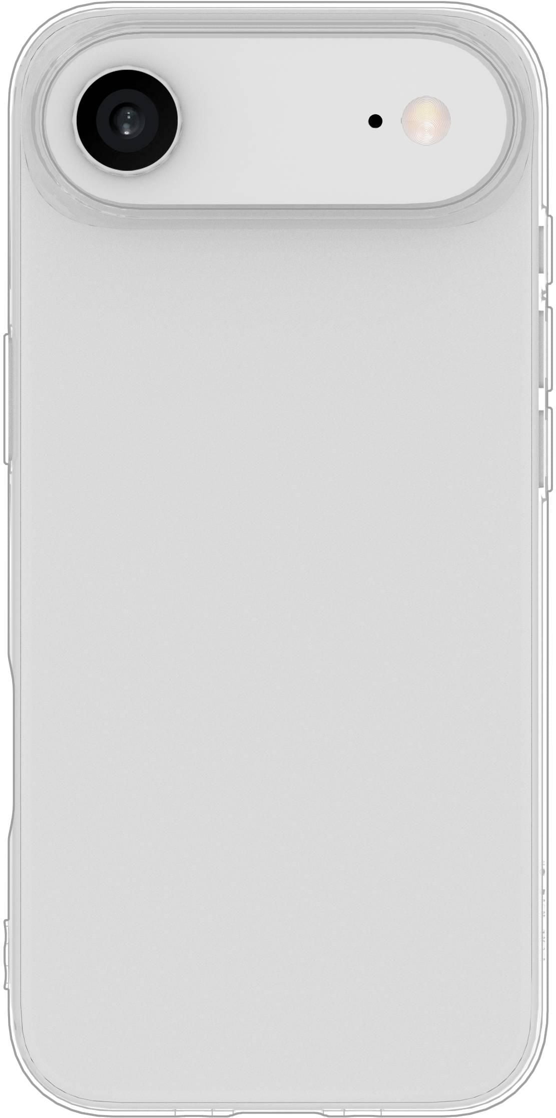 eSTUFF INFINITE (GRS) VIENNA Backcover – für Apple iPhone 17 Air, TPU, Transparent, bis 1,2 m sturzsicher