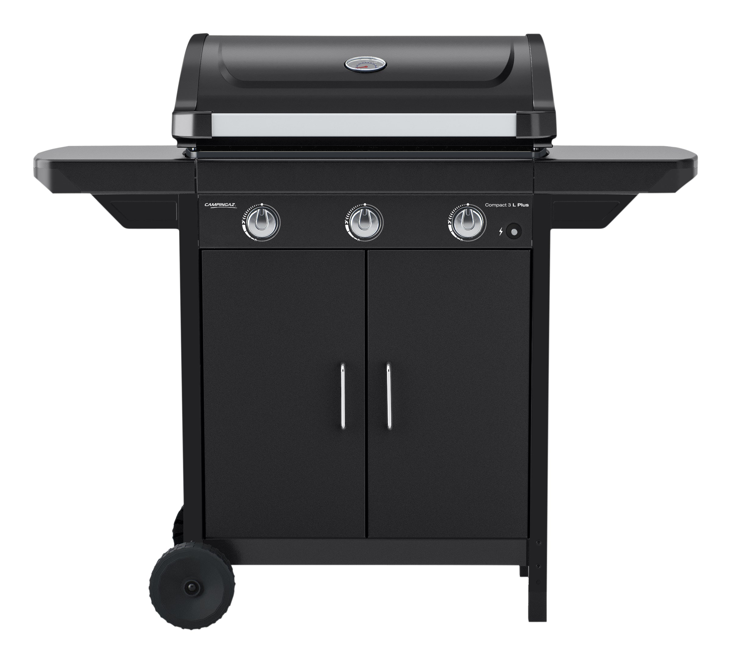 Campingaz Gasgrill 3 Series Onyx – 3 Brenner, 7500 W, Kochfläche 61×35 cm, Seitenkochstelle – schwarz