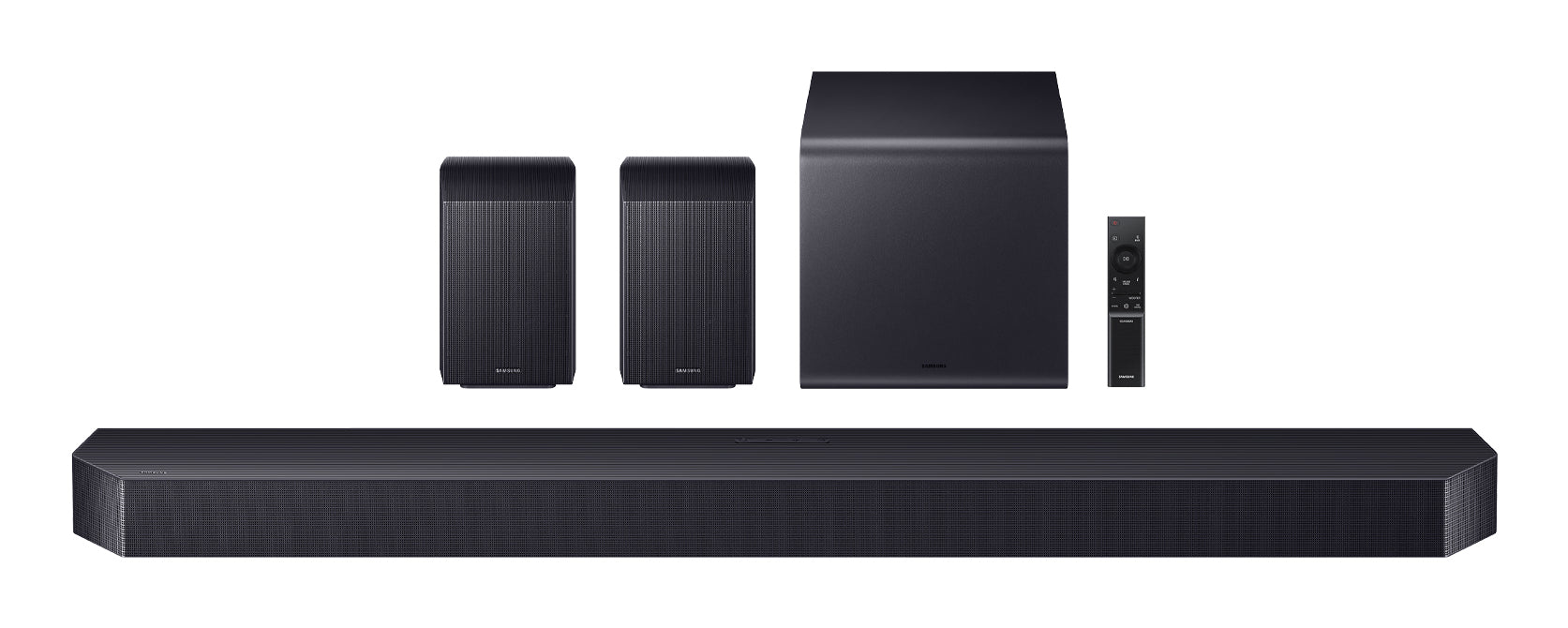 Samsung HW-Q990F – Soundbar mit kabellosem Subwoofer – 11.1.4, 756 W, für Apple AirPlay 2 und mehr, Schwarz