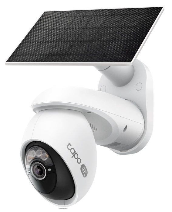 TP-Link Tapo C660 Solar Netzwerkkamera Kit – 4K, 8 MP, IP65, für Amazon Alexa, Weiss