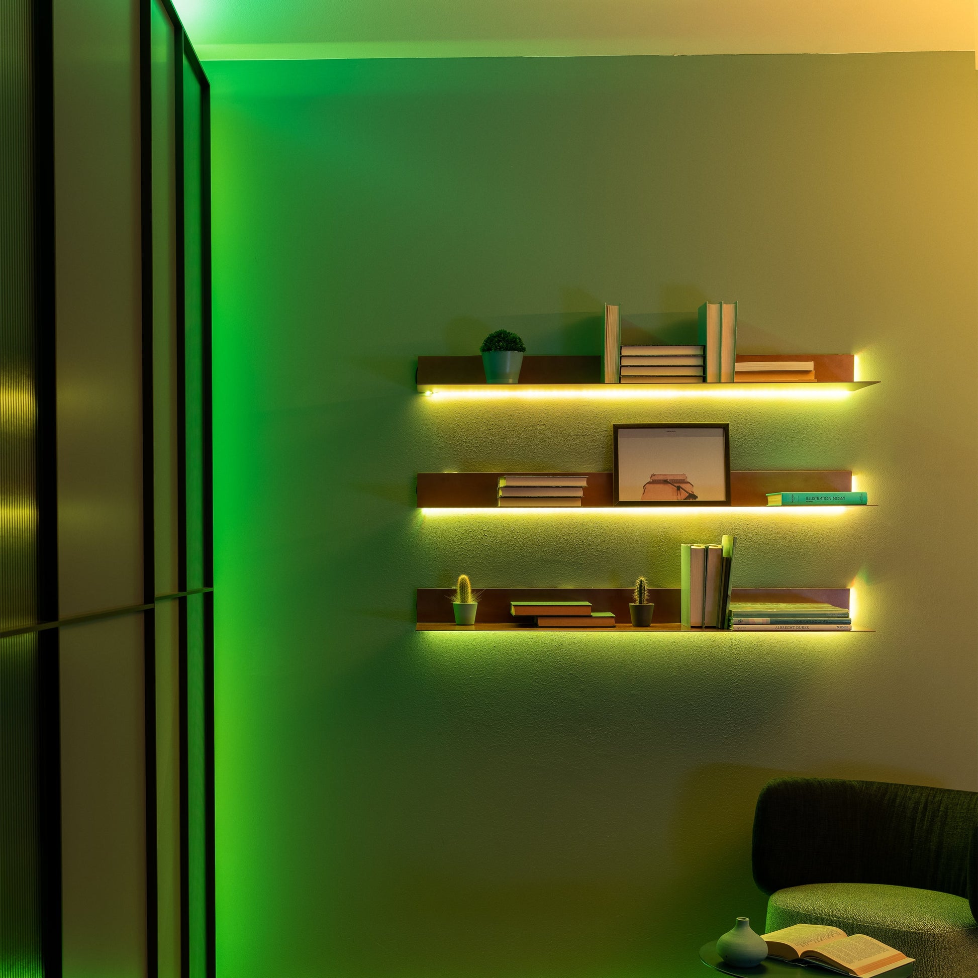 Twinkly LED-Strip 1,5 m – Erweiterung, RGB, WLAN/Bluetooth – für Twinkly Line – IP20 – 1 Stk. – Schwarz