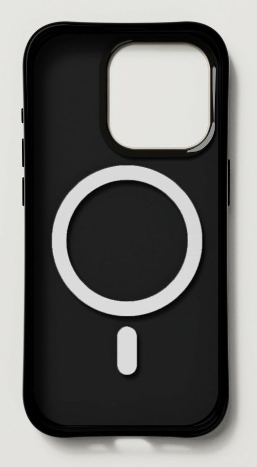 Nudient – Backcover Form – für Apple iPhone 15 Pro – schwarz – MagSafe-kompatibel