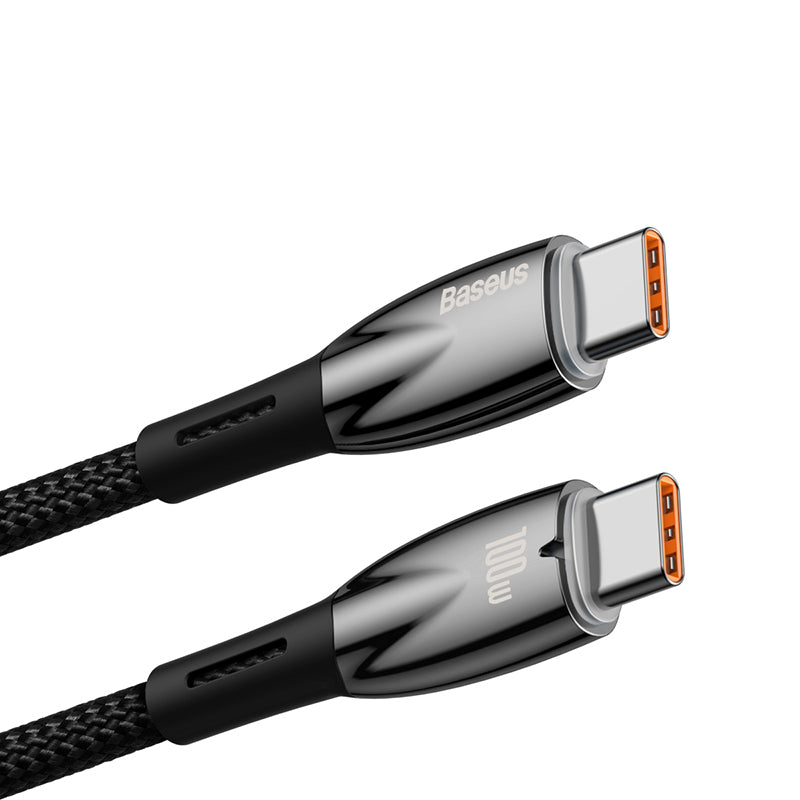 Baseus USB-Kabel, USB-C zu USB-C, 2 m, USB 2.0, für universelle Geräte