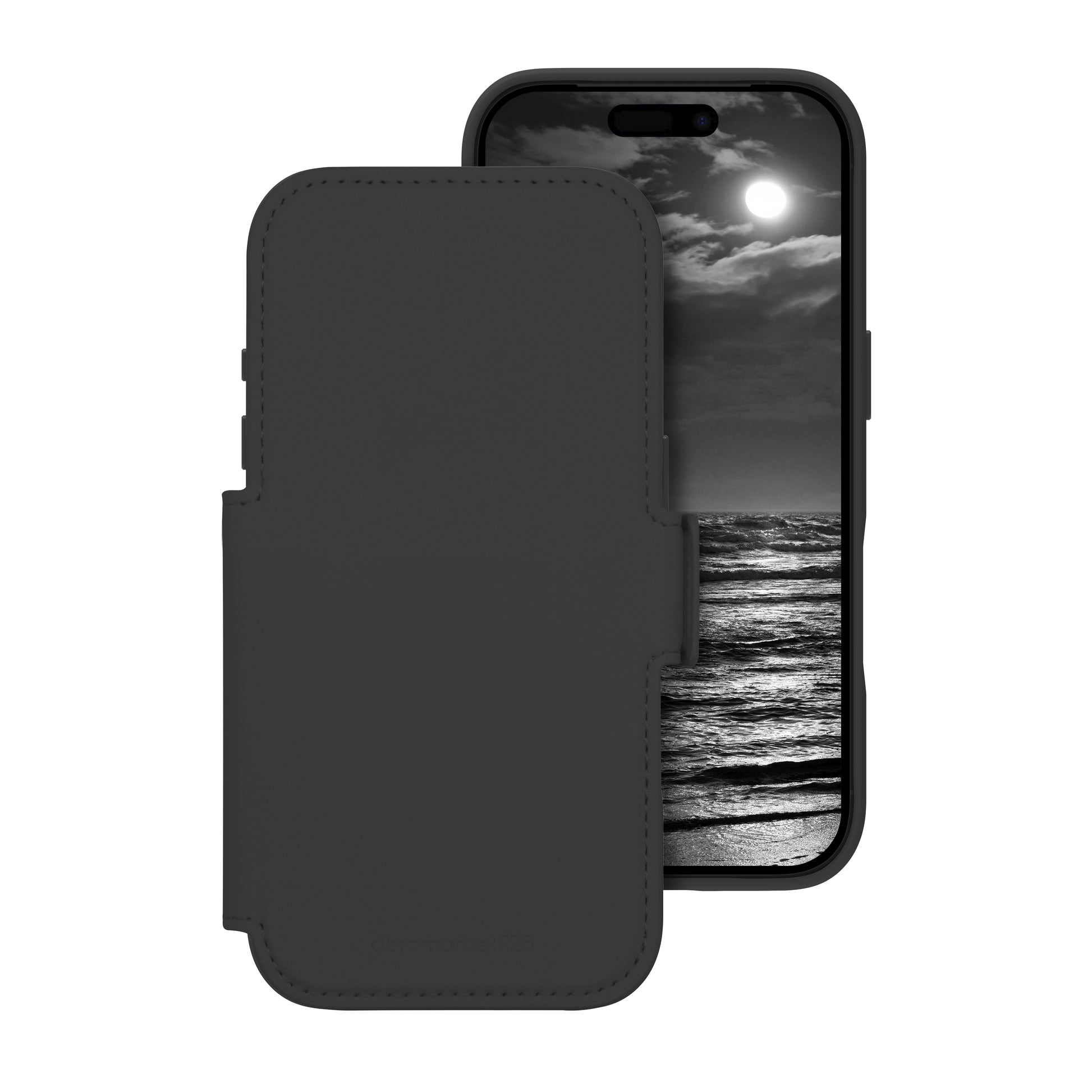 dbramante1928 Lynge MS ICON Folio – für Apple iPhone 17 Pro – MagSafe, 3 Kartenfächer, Kunststoff, schwarz