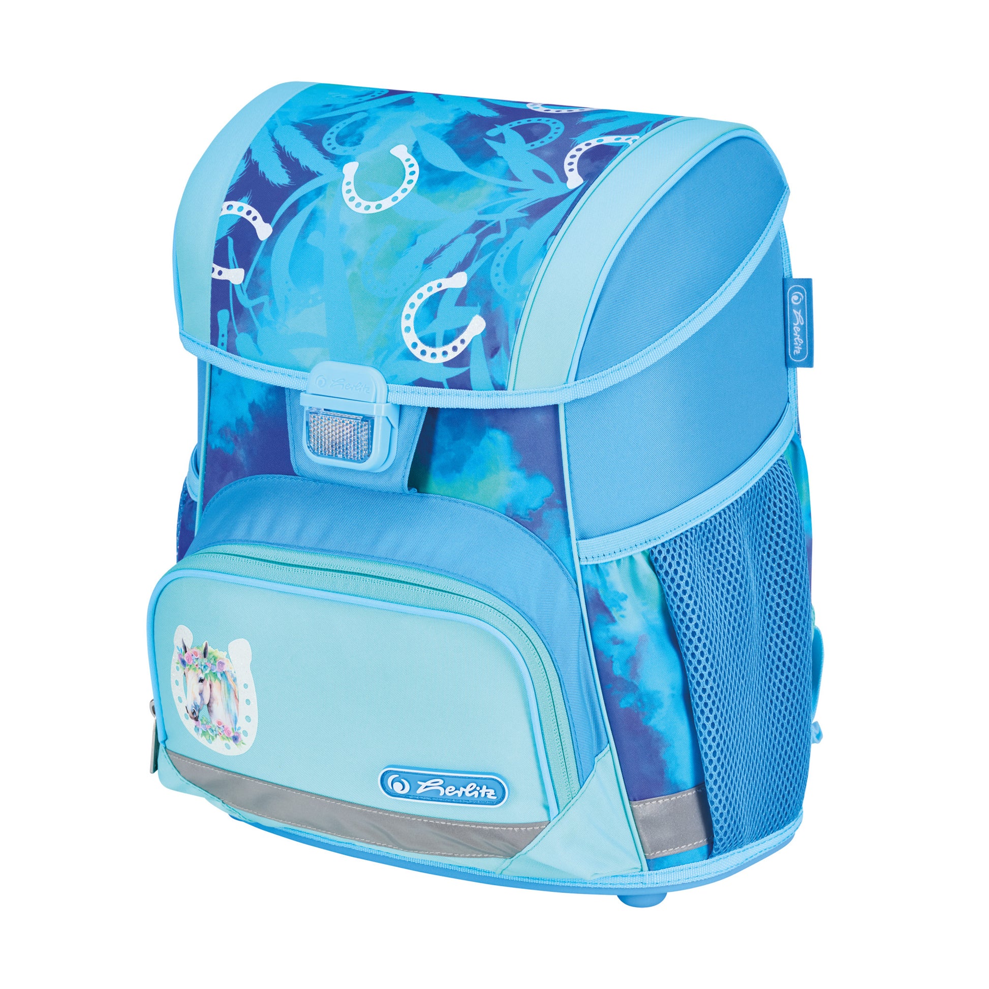 Herlitz Loop Plus – Schulrucksack-Set, Lucky Horse, 17 l, 31×37×22 cm