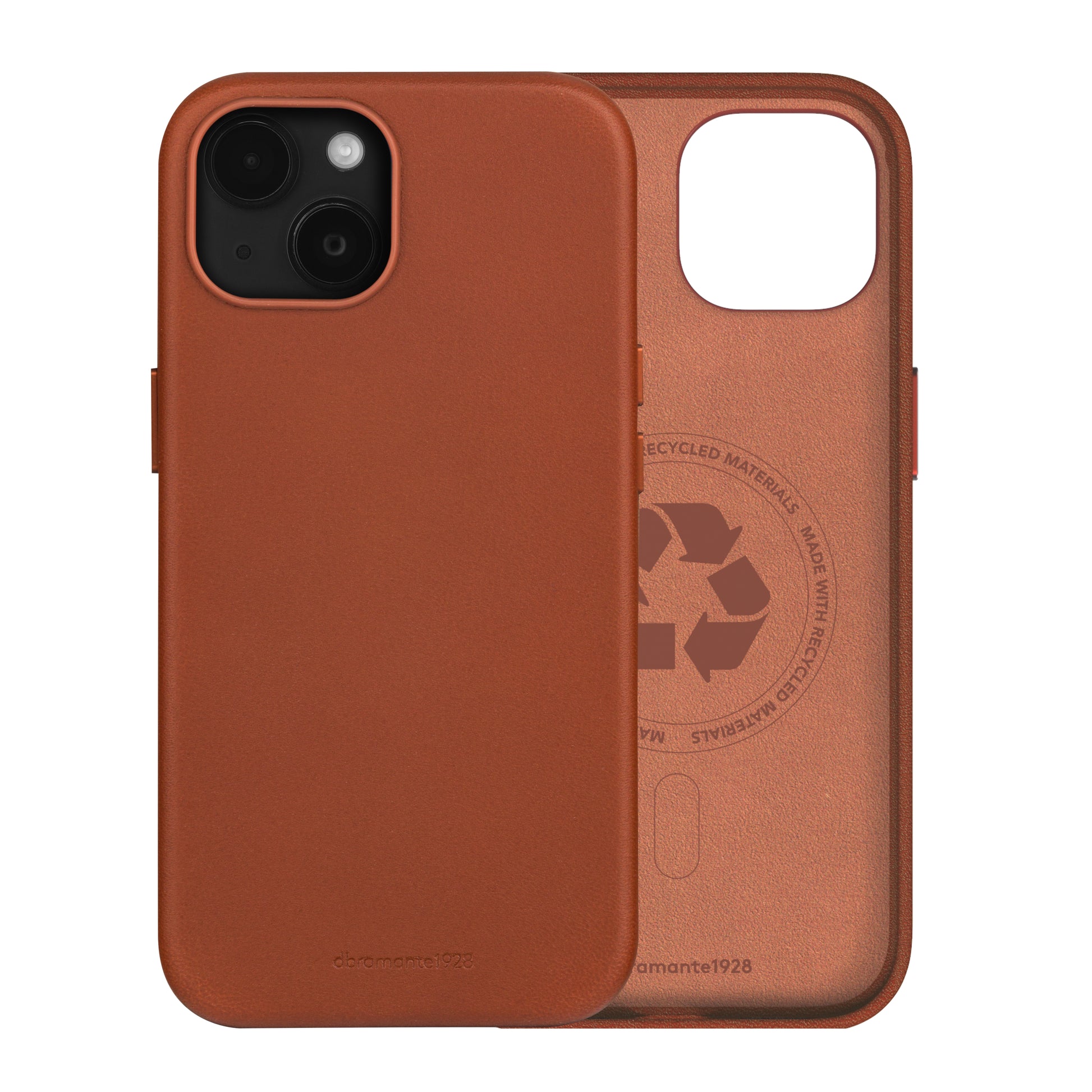 dbramante1928 Roskilde Backcover – für Apple iPhone 15, Leder, Braun, staub- und kratzresistent