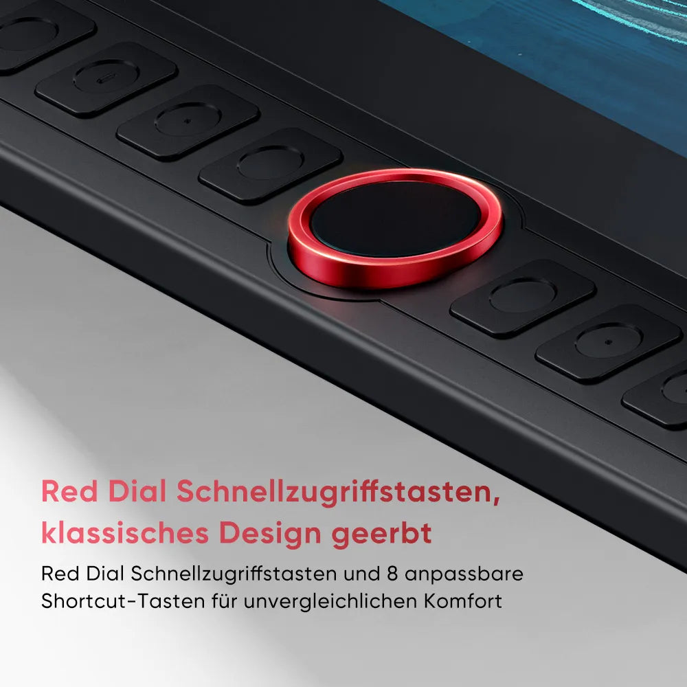 XPPen XP-PEN – Stiftdisplay Artist Pro 15.6 V2, schwarz, für Windows, macOS, Android und mehr