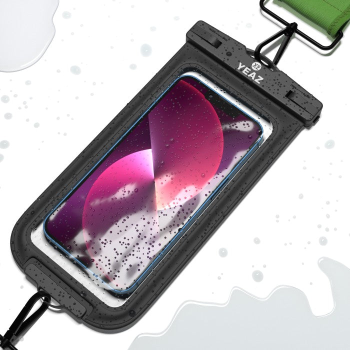 YEAZ Wasserdichte Smartphone-Tasche – für Smartphones – Grün – Neopren