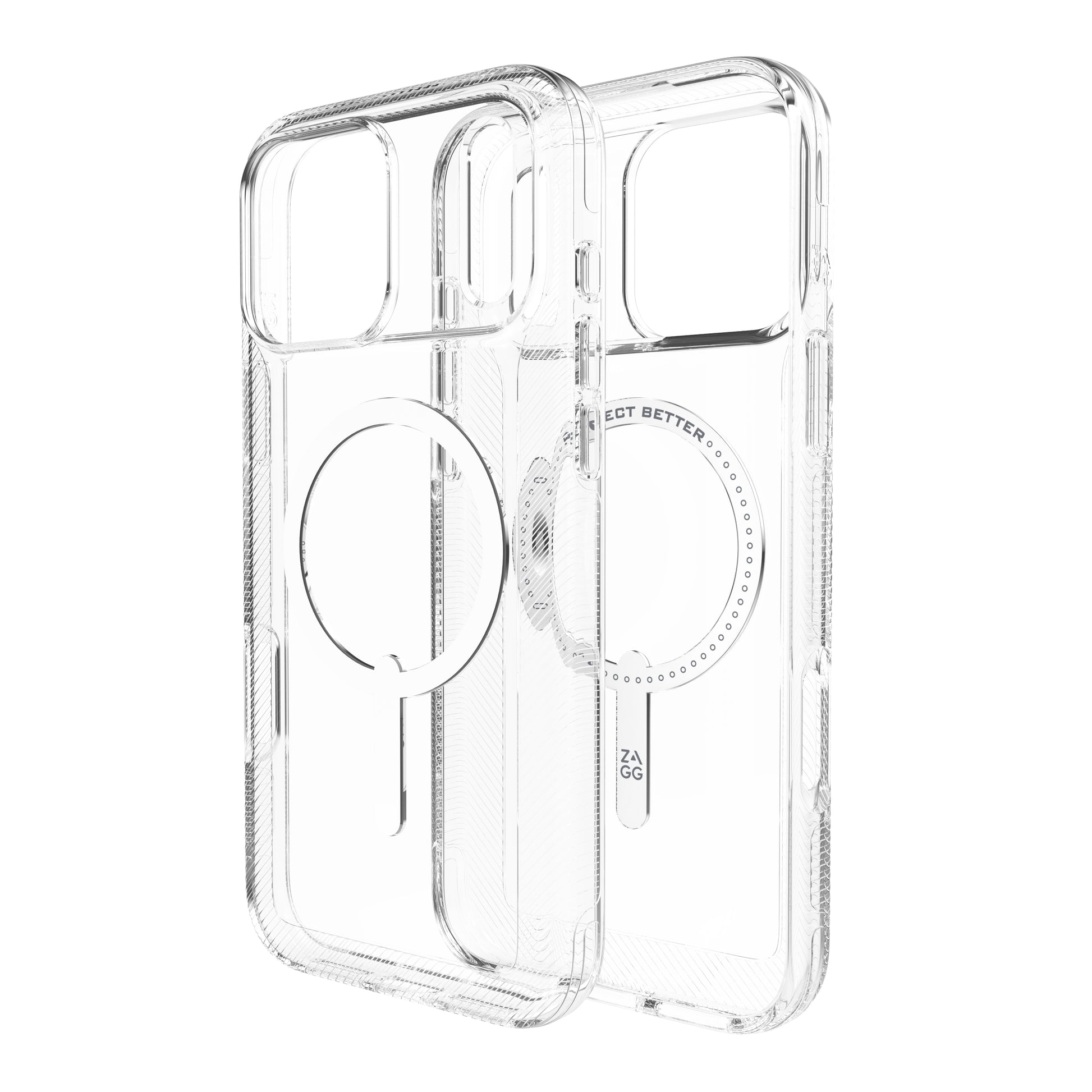 ZAGG Luxe Snap Backcover – für Apple iPhone 17 Pro Max, MagSafe, Graphen, Transparent, bis 3 m sturzsicher