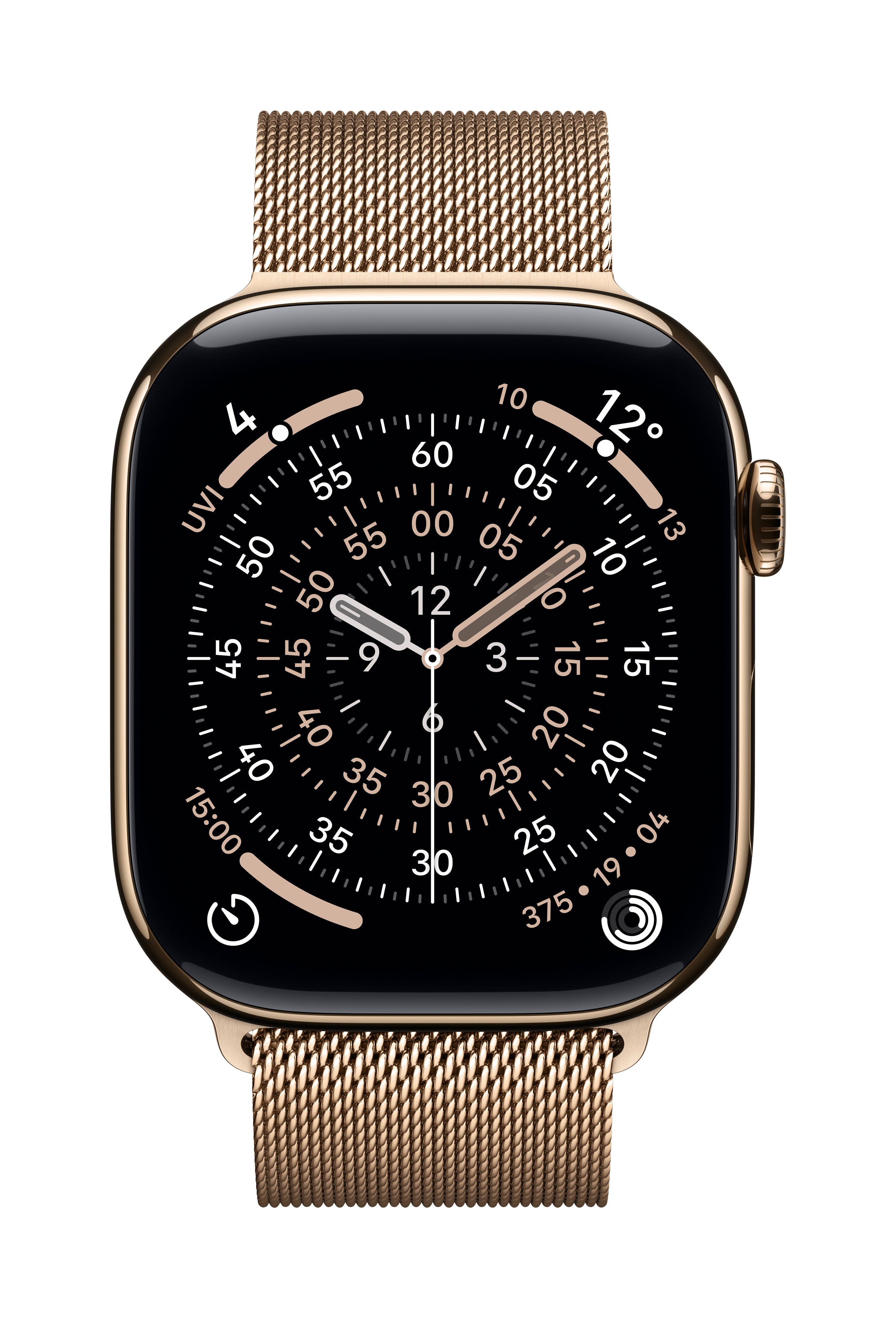 Apple Milanese Loop – Armband – für Apple Watch 46 mm, Gold, M/L