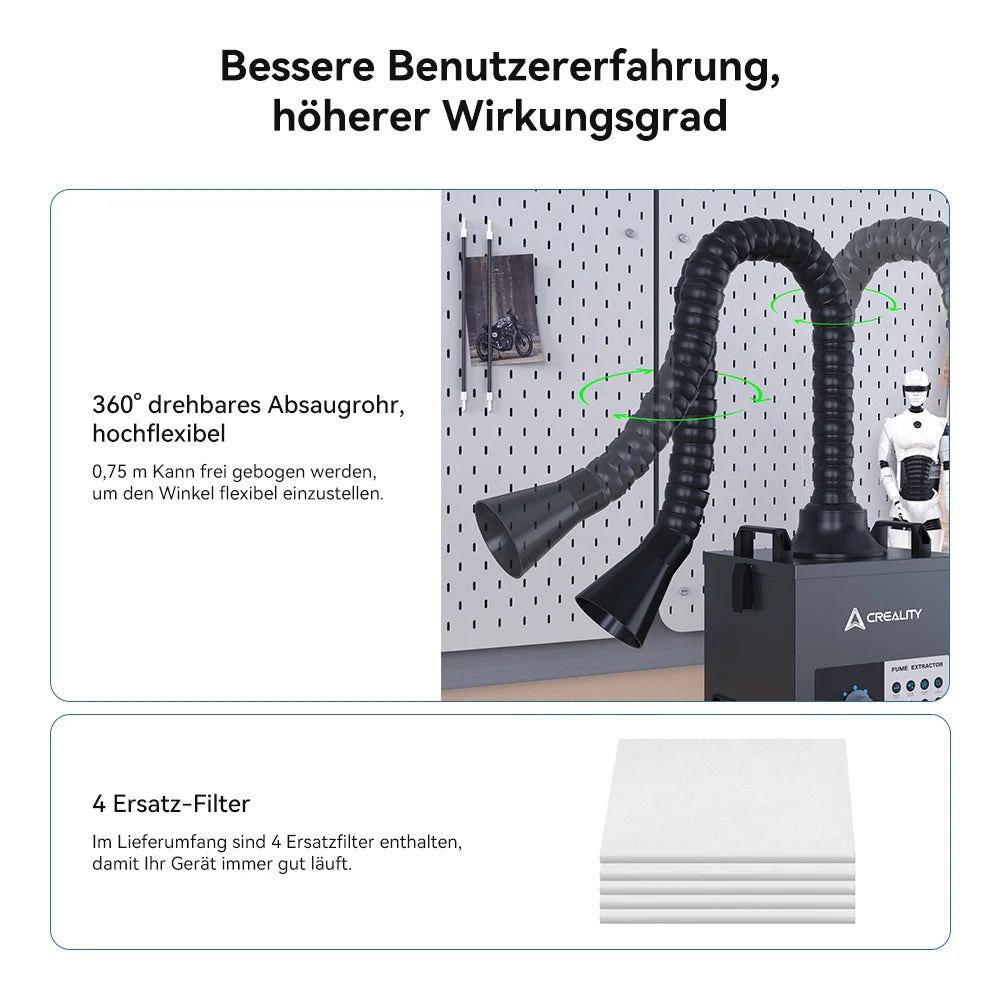 Creality Rauchfilteranlage 100W – 3D-Drucker, 7 kg