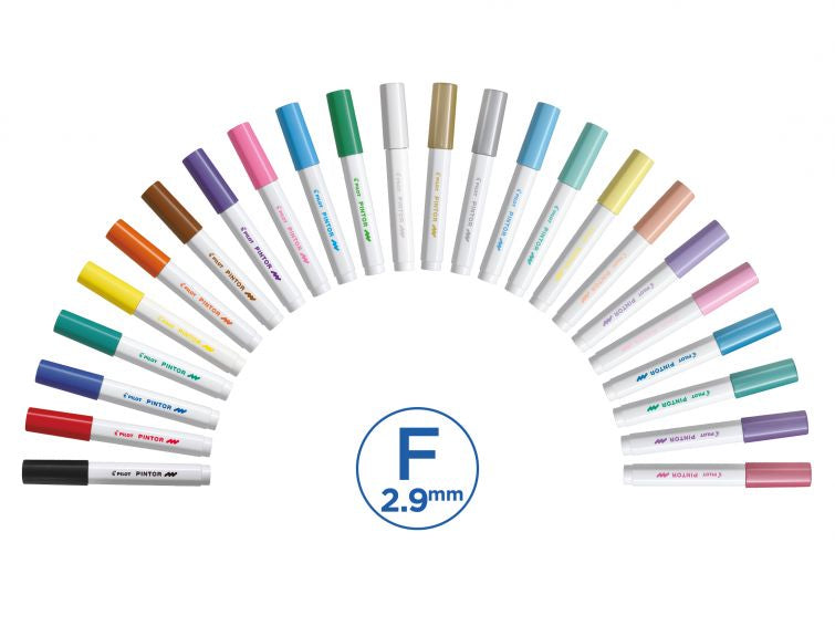 Pilot Bastelset Geschenkanhänger Tannenbaum – 4 Pigmentmarker, 5 Kraftpapiervorlagen – 180 × 105 × 40 mm