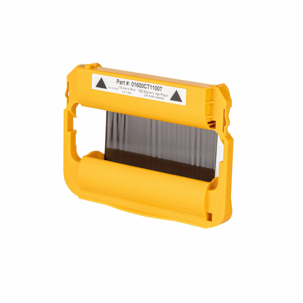Zebra Thermotransferband – Wachs, 74 mm × 110 m, für ZD420c, ZD420c-HC, 6er-Pack