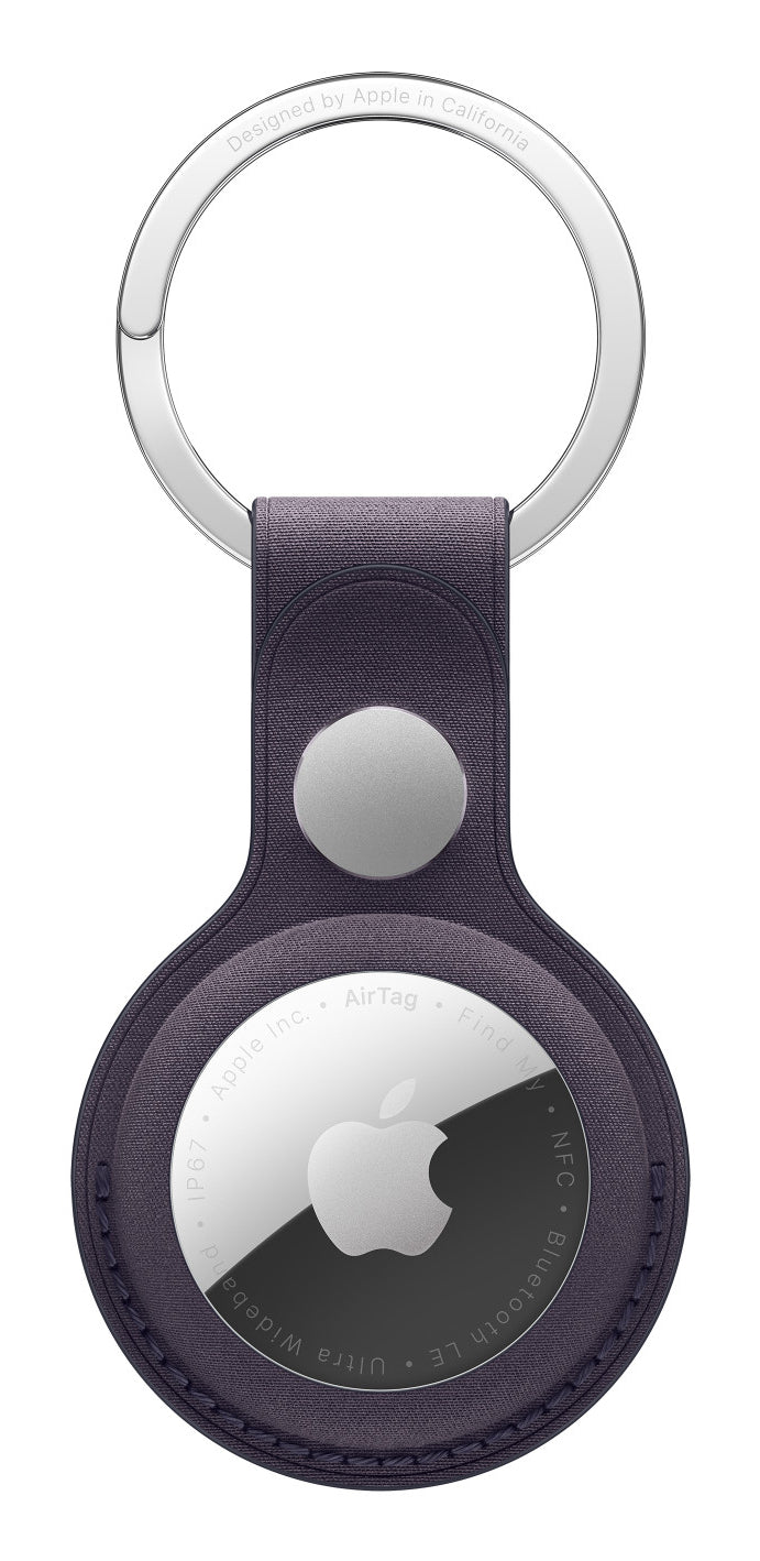 Apple FineWoven Schlüsselanhänger – violett – für AirTag