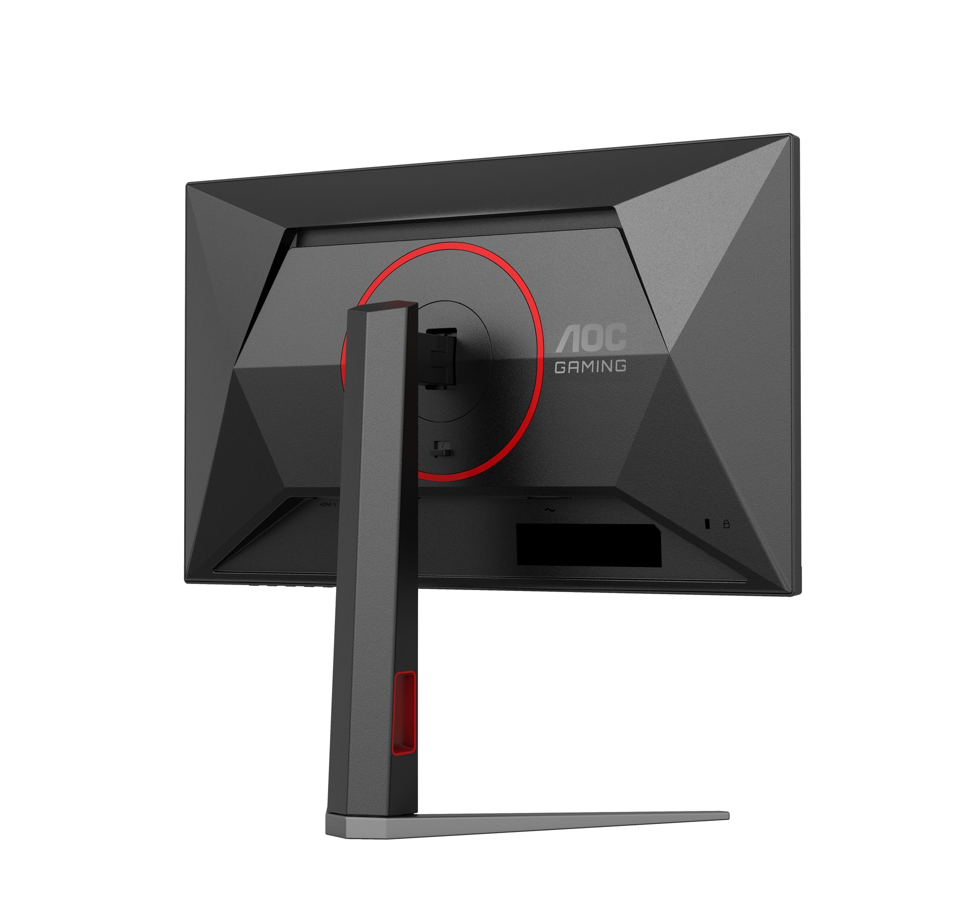AOC 24G4HA – Monitor, 23,8", IPS, 200 Hz, Adaptive Sync, Lautsprecher, Höhenverstellbar, Rot