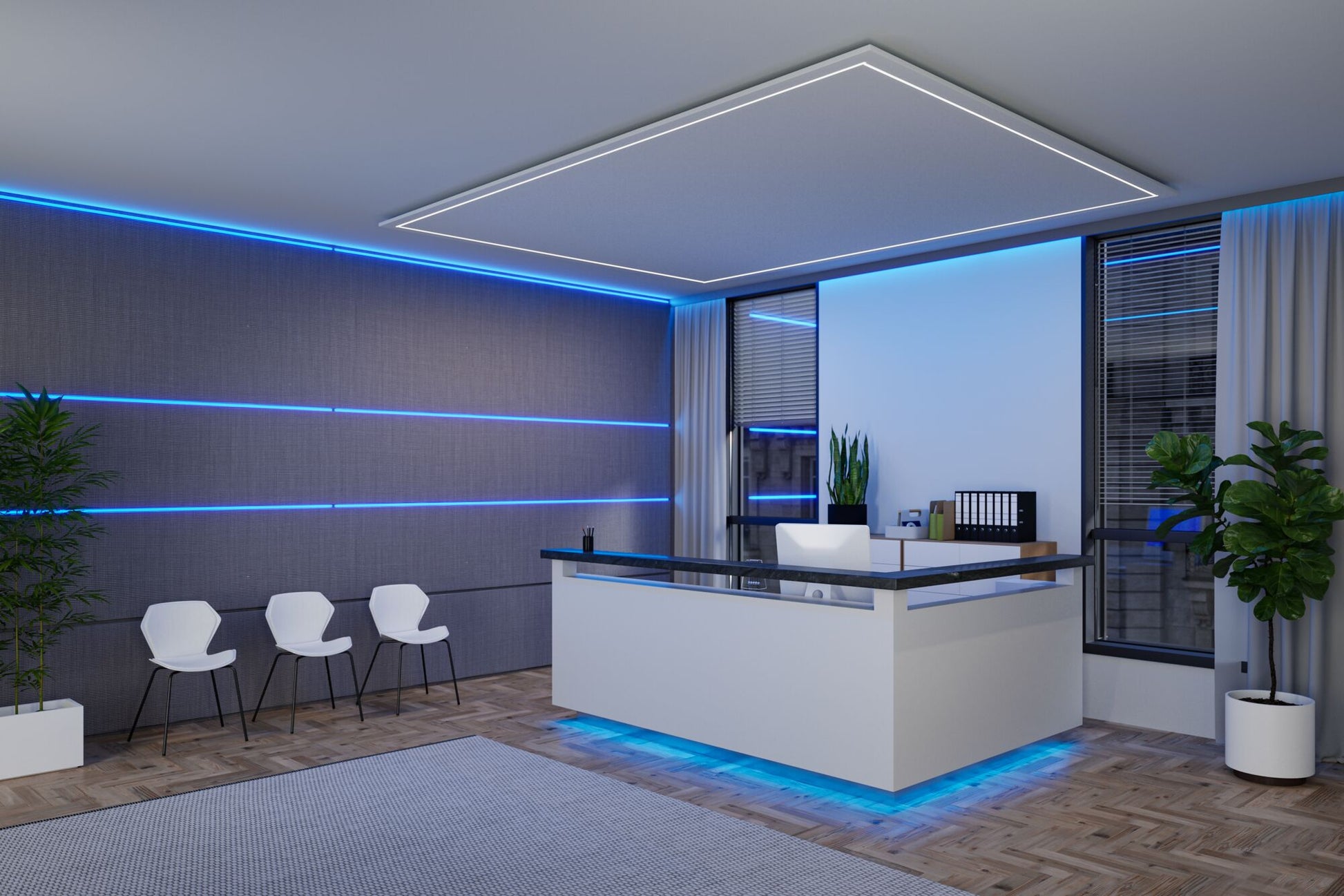 Paulmann LED-Strip – 3 m, 1590 lm, 18 W, RGBW/3000 K, dimmbar, silber, inkl. Netzteil, Fernbedienung