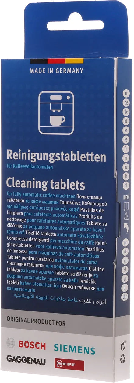 Siemens Spezialreiniger für Thermoskannen für Siemens – Tabs – 10 Tabs