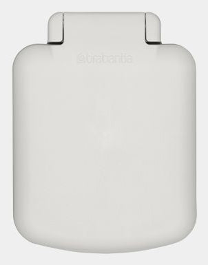 Brabantia Treteimer StepUp – 10 l – Recycling-Kunststoff, rechteckig – hellgrau
