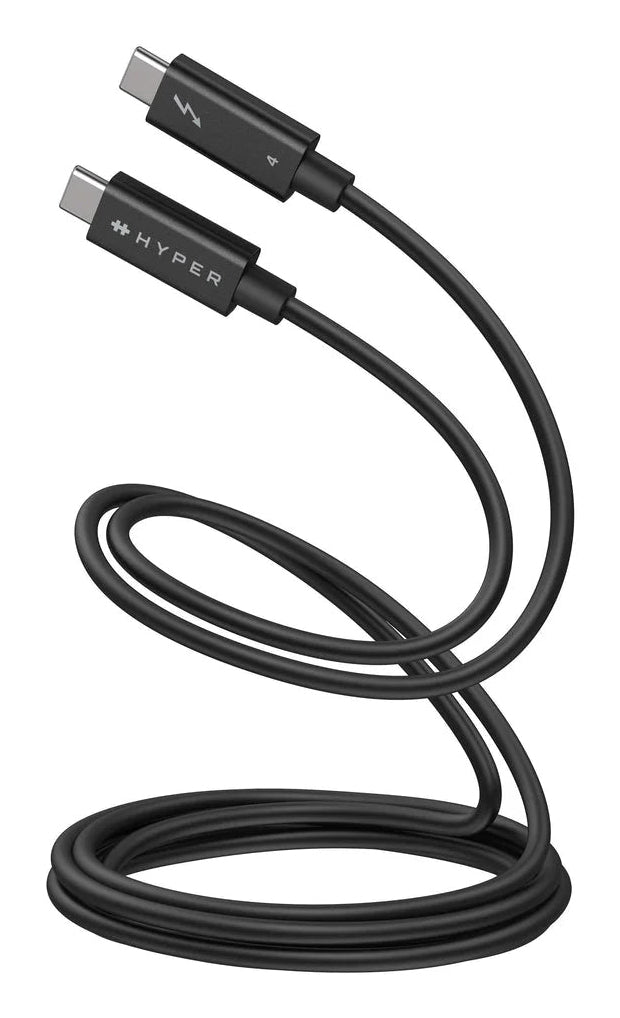 Targus Thunderbolt 4 (USB-C) Kabel – 40 Gbit/s – 2 m – PD 100 W – DP 1.4 – Schwarz