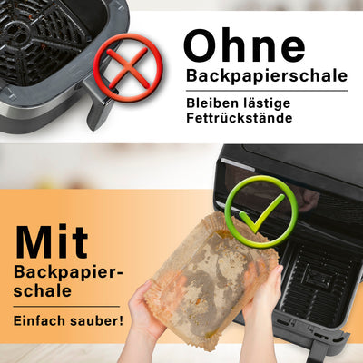 Gourmetmaxx Backpapier 22 × 14 × 4,5 cm, Papier, Braun