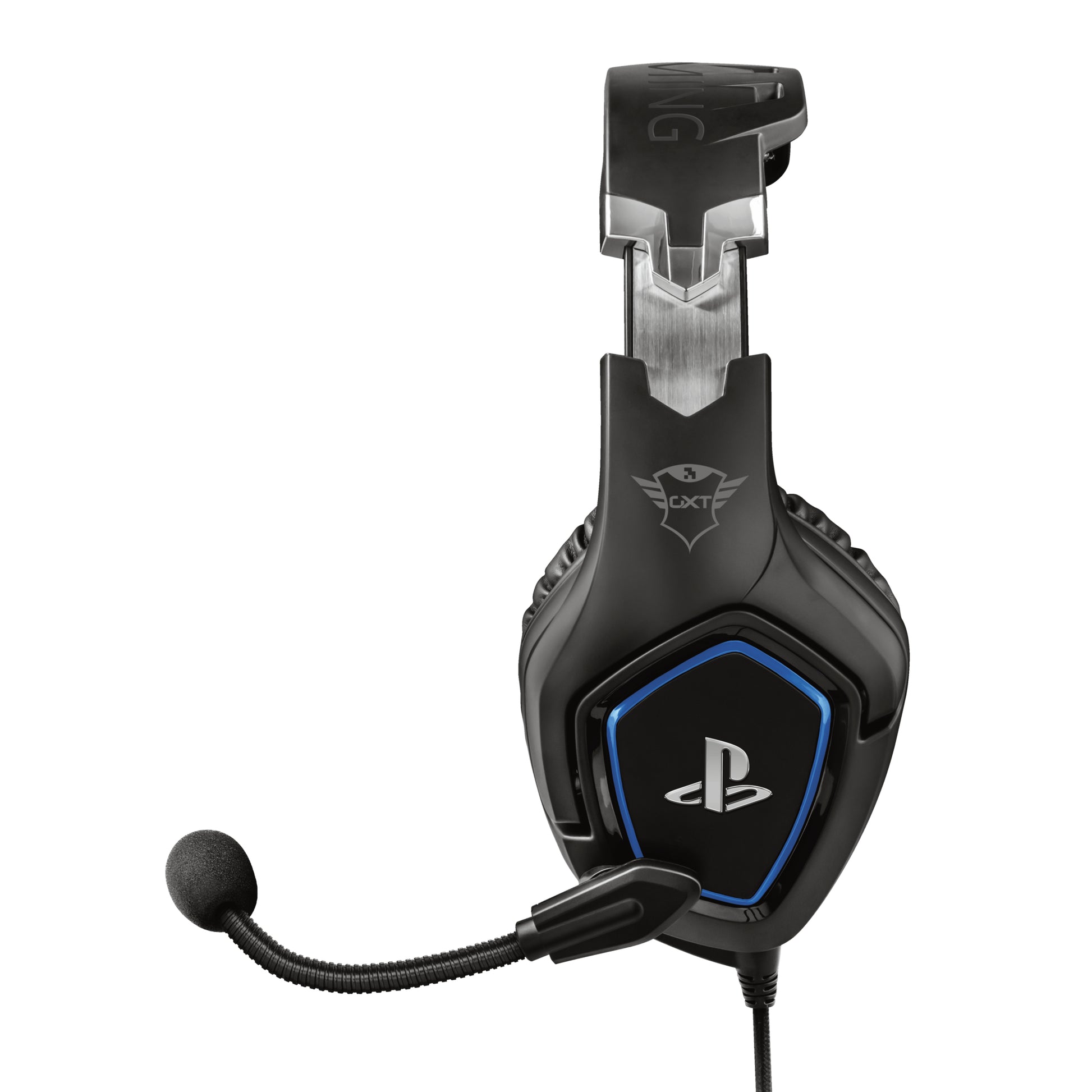 Trust GXT 488 Forze Gaming-Headset – Over-Ear, Stereo, Kabelgebunden, 3,5 mm Klinke, für PS4, Schwarz