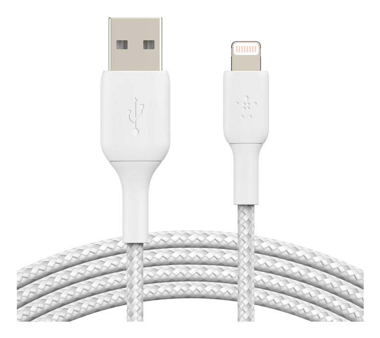 Belkin Lightning Kabel, 2 m, Weiss, MFi-zertifiziert