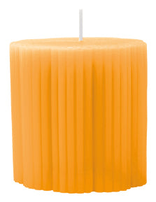 Villeroy & Boch Stumpenkerze – Ø 7,5 × 7,5 cm – Orange