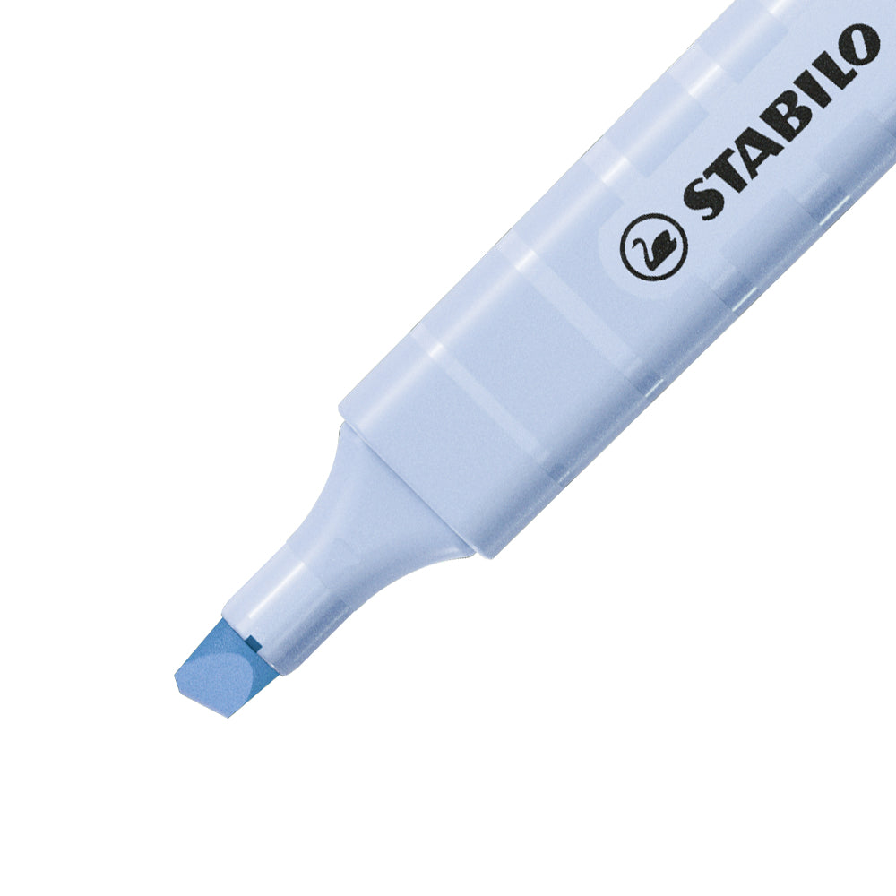 STABILO Swing Cool Textmarker – Desktop Set, 18 Stück, Farben sortiert, Keilspitze 1–4 mm