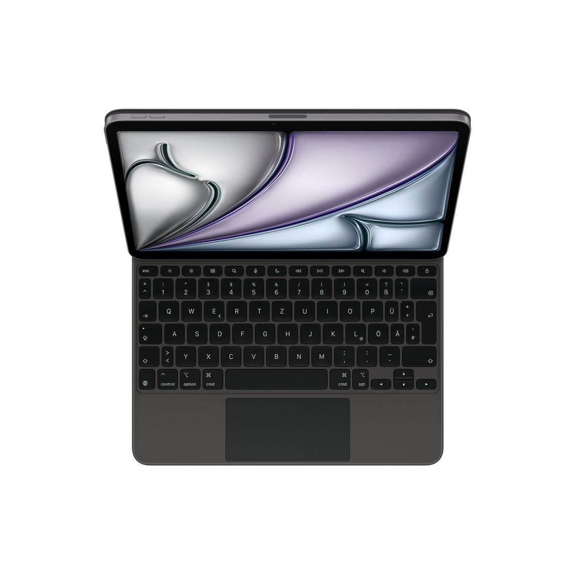 Apple Magic Keyboard – Tastatur, DE-Layout (DE), Schwarz – für iPad Air 11" (M3)