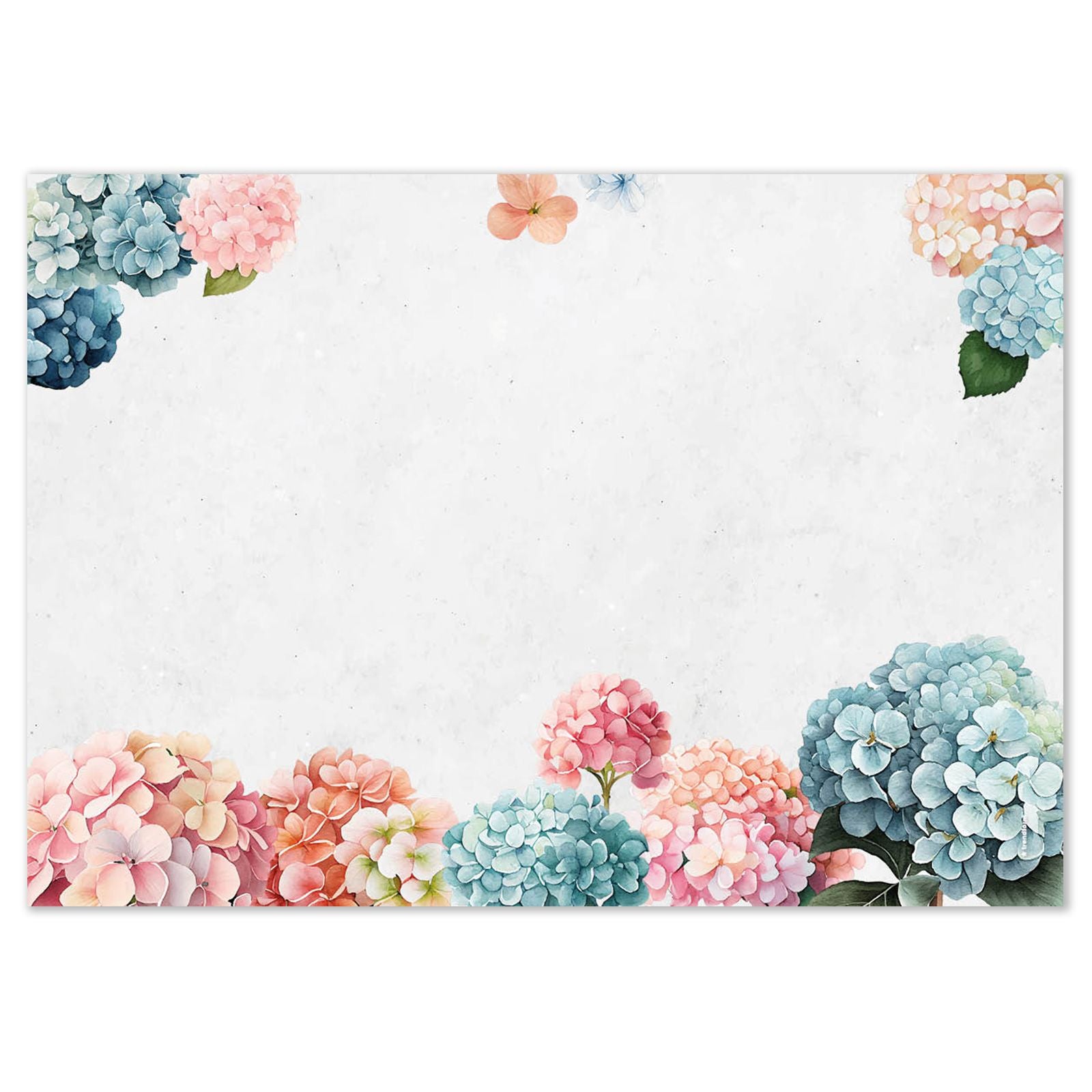 Trendform Tischset Hortensia, 42 × 29,7 cm – FSC – 48 Stk.