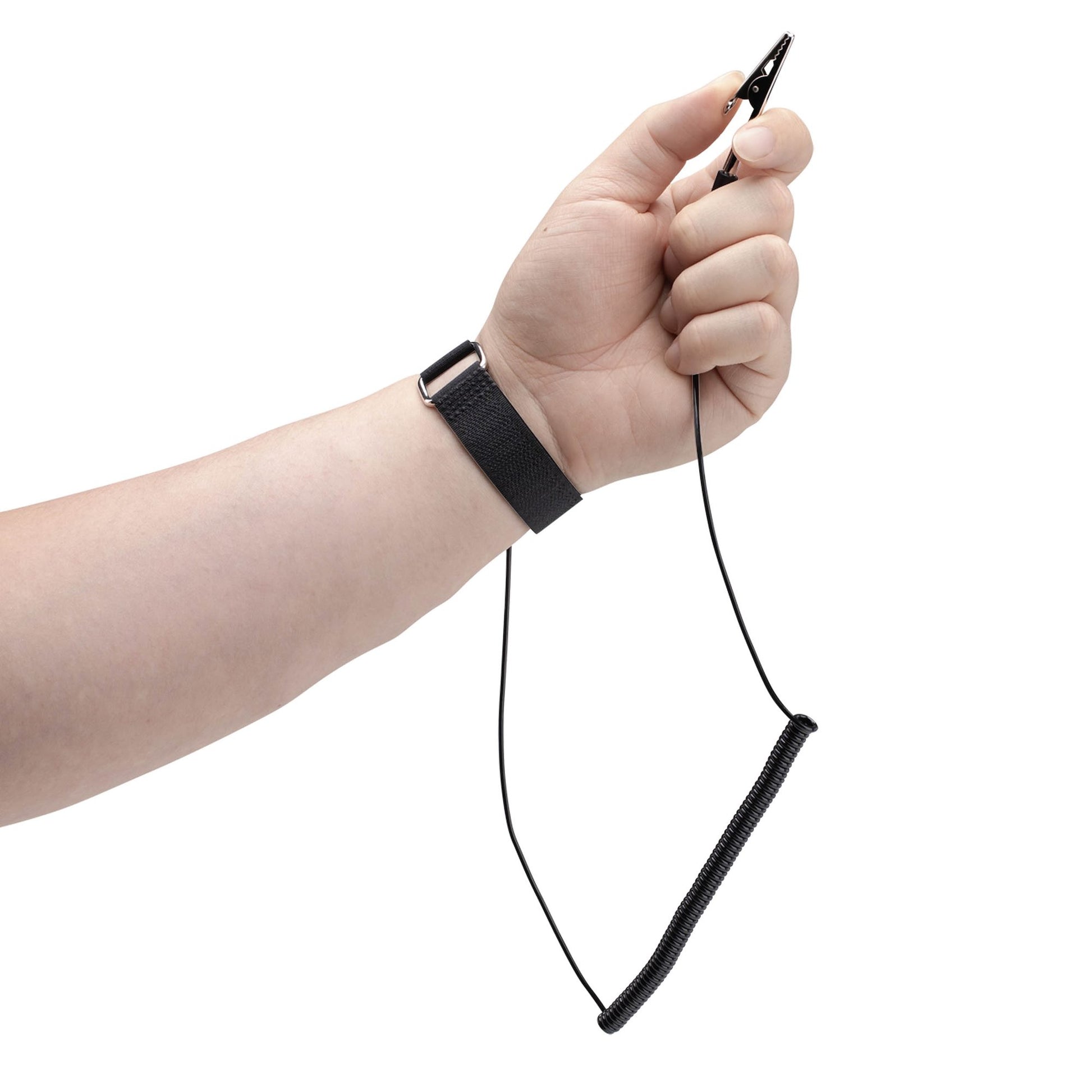 StarTech.com ESD-Handgelenkband – Einführungsresistanz 1 MΩ, Länge 1500 mm, Stecker Banana/Alligator/Snap