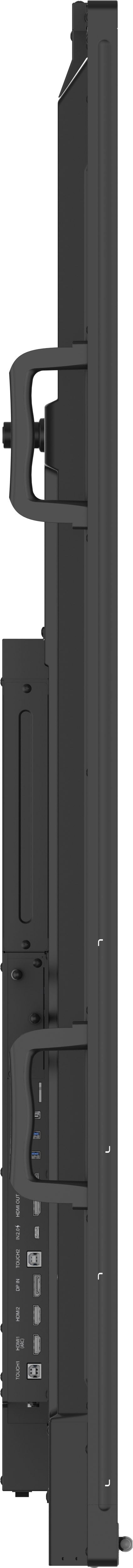 iiyama TE8615A-B2AG – 85,6" Touch, 3840 × 2160 (4K), IPS, USB-C 100 W, LAN