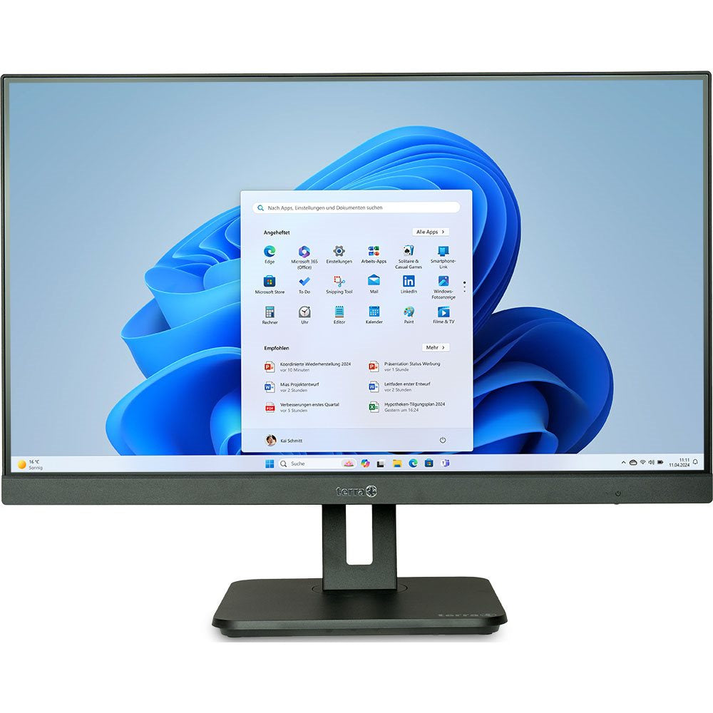 Terra 2710 HA GREENLINE All-in-One – 27" Full HD, Intel Core i5-12400, 8 GB RAM, 1 TB SSD, Windows 11 Home