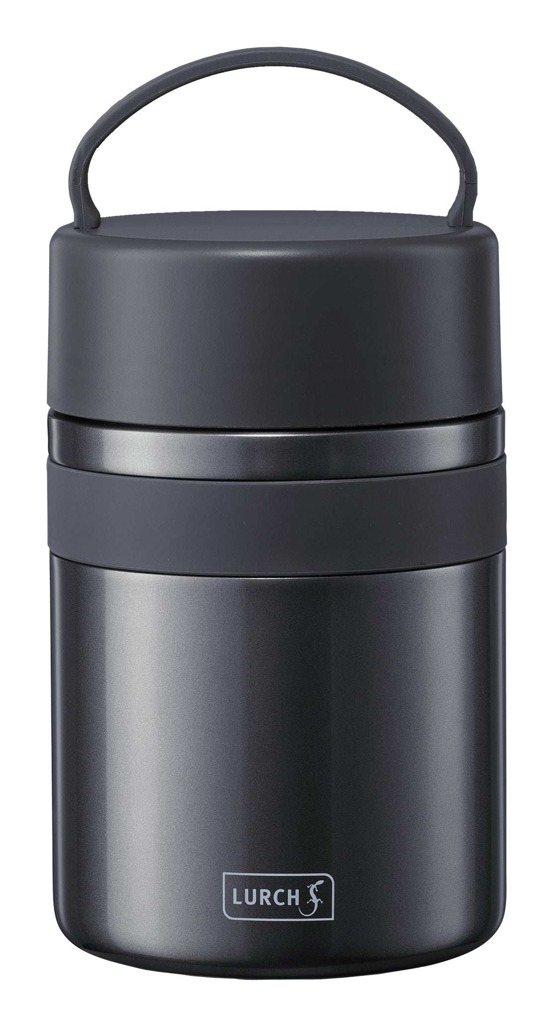 Lurch Thermobox Iso-Pot 2.0 – vakuumisoliert, doppelwandig, 12 h – 0,8 l – schwarz, Edelstahl