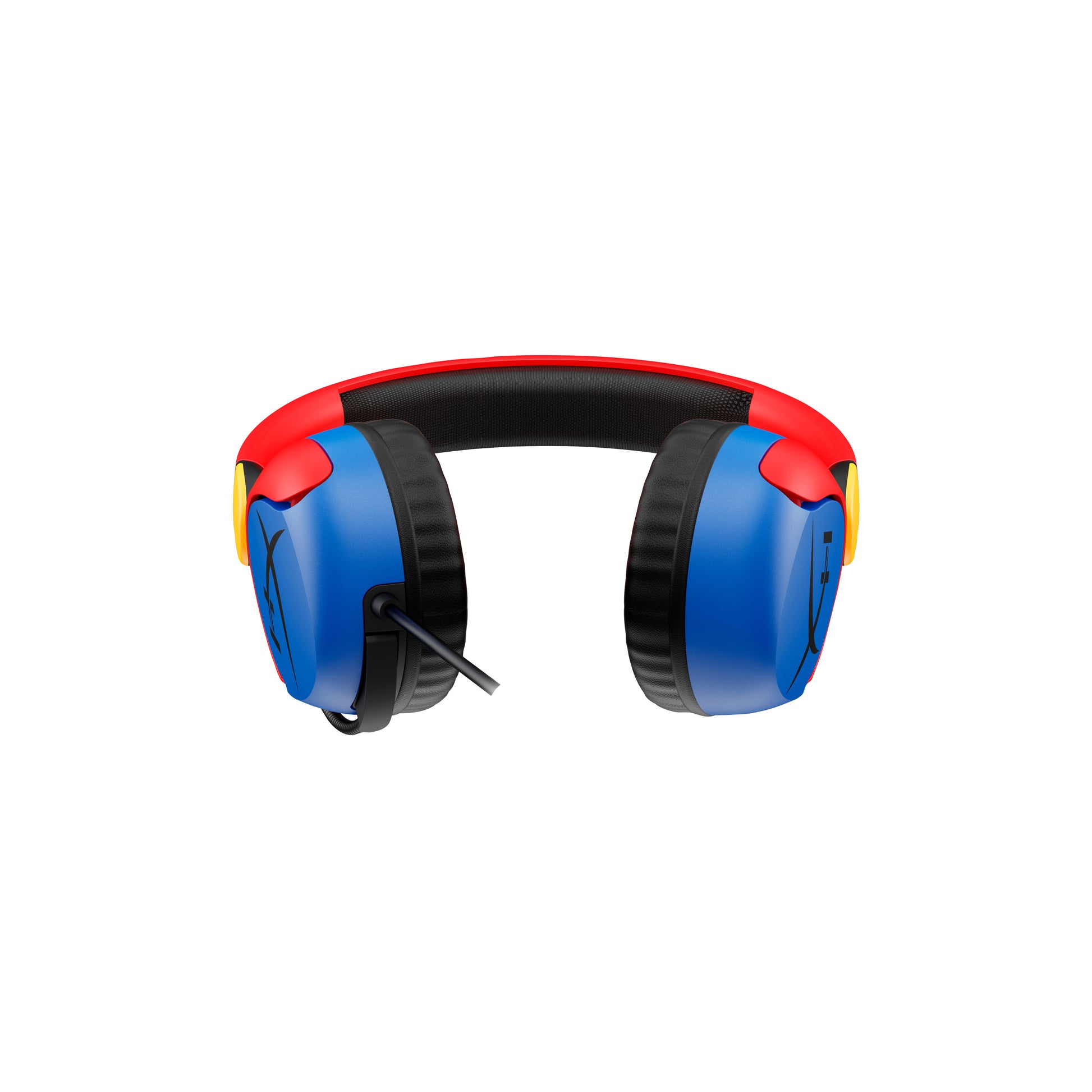 HyperX Cloud Mini – Gaming-Headset (Over-Ear) – 3,5 mm Klinke, Mikrofon mit Stummschaltung – Rot/Gelb – für PS