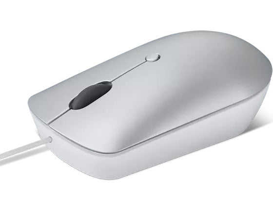 Lenovo 540 Office – Maus – Kabelgebunden (USB-C), Beidhändig, Grau