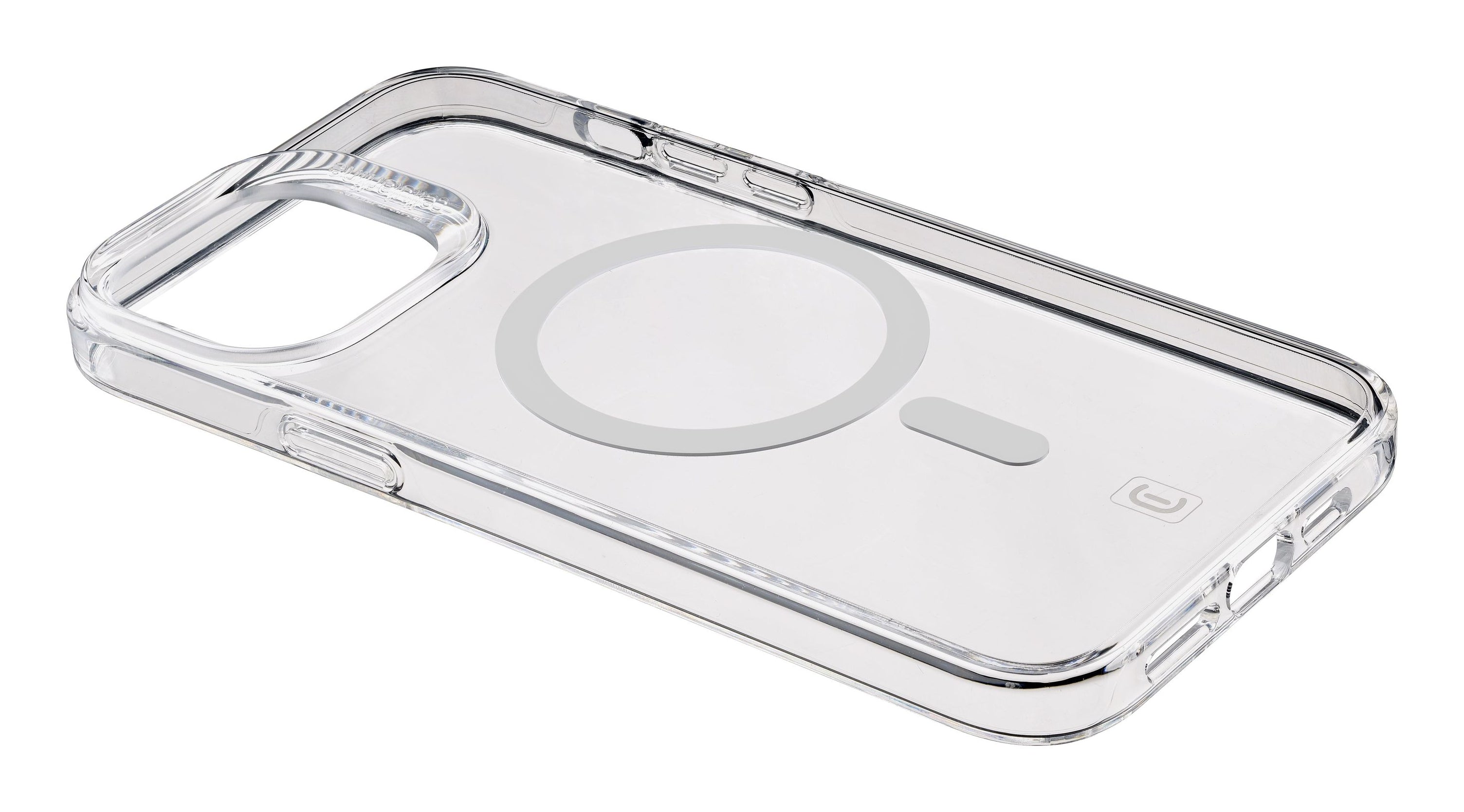 Cellularline Gloss Backcover für Apple iPhone 15 Pro Max mit MagSafe, Kunststoff, Transparent