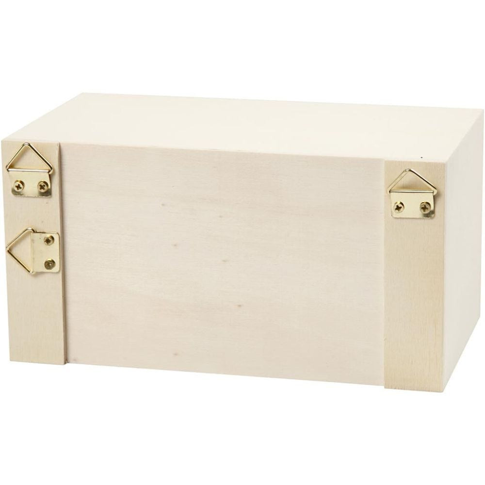 Creativ Company Truhe – Holz – natur – 177 × 92 × 92 mm