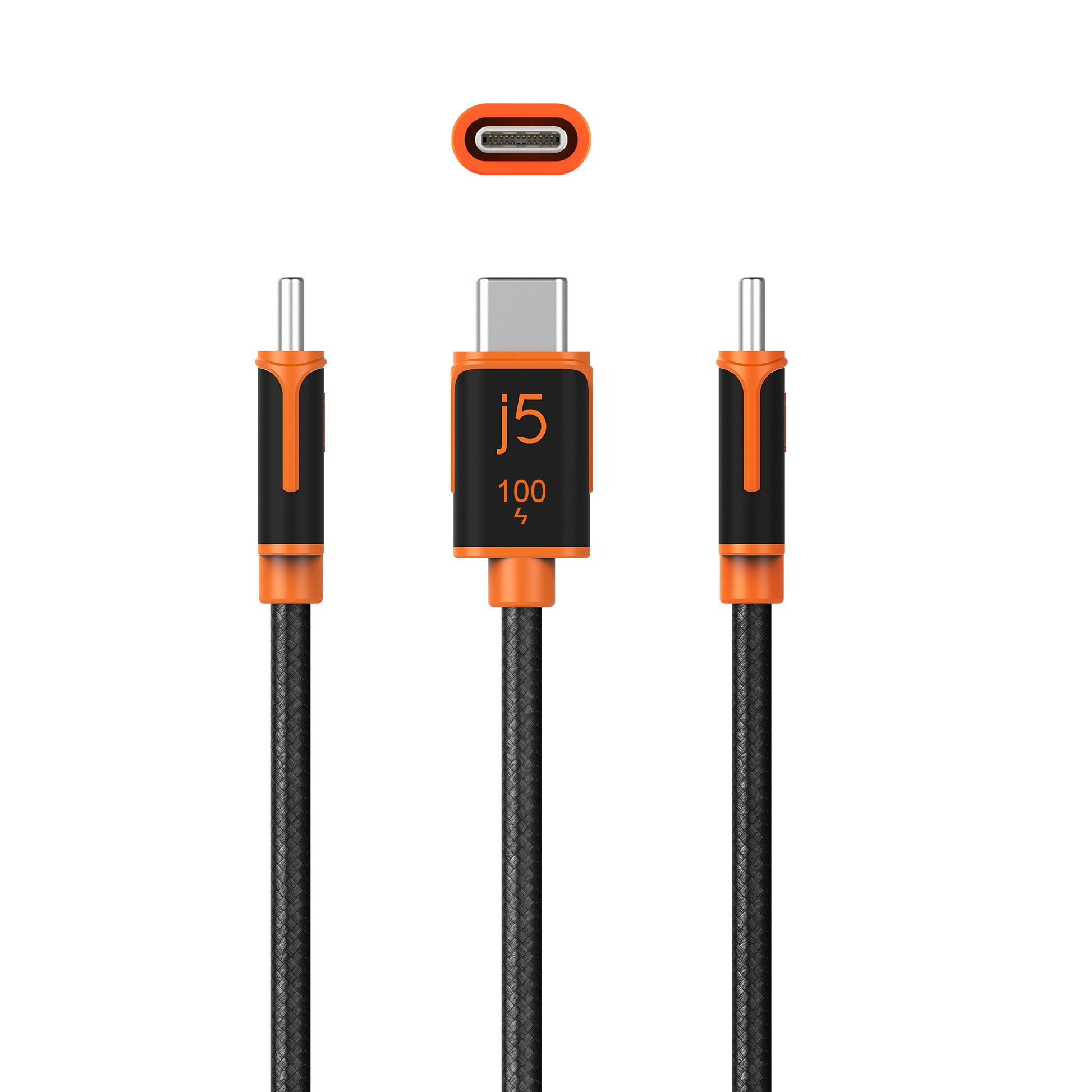 j5create USB-Kabel, USB-C, 3 m, Lade-/Datenkabel