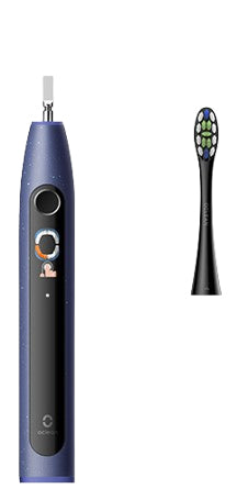 Oclean Elektrische Schallzahnbürste – 72'000 Bewegungen/min, 5 Modi, IPX7 – Blau