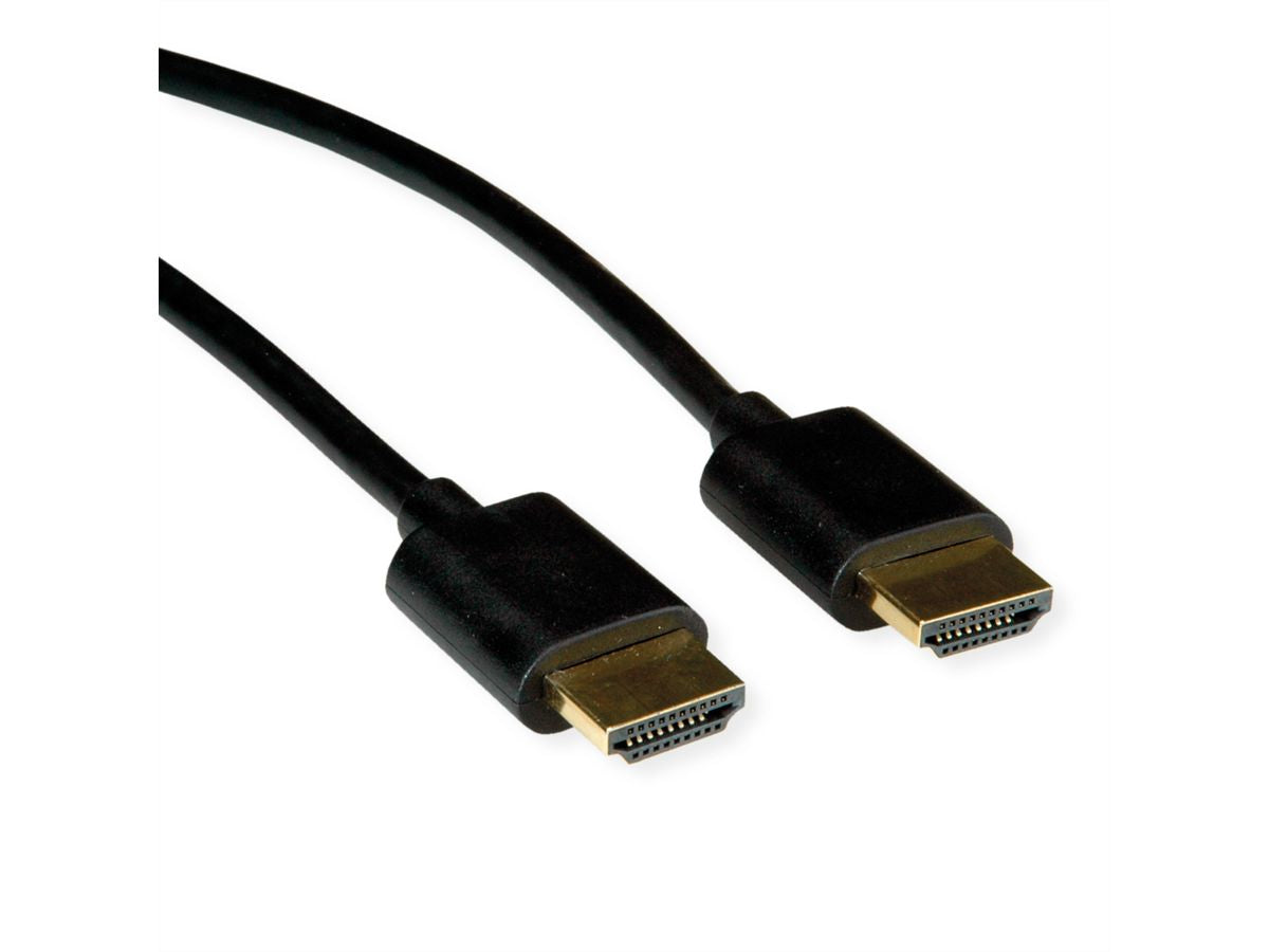 ROLINE HDMI Kabel HDMI 2.0 – 4K 60 Hz – 2 m – HDR, Ethernet