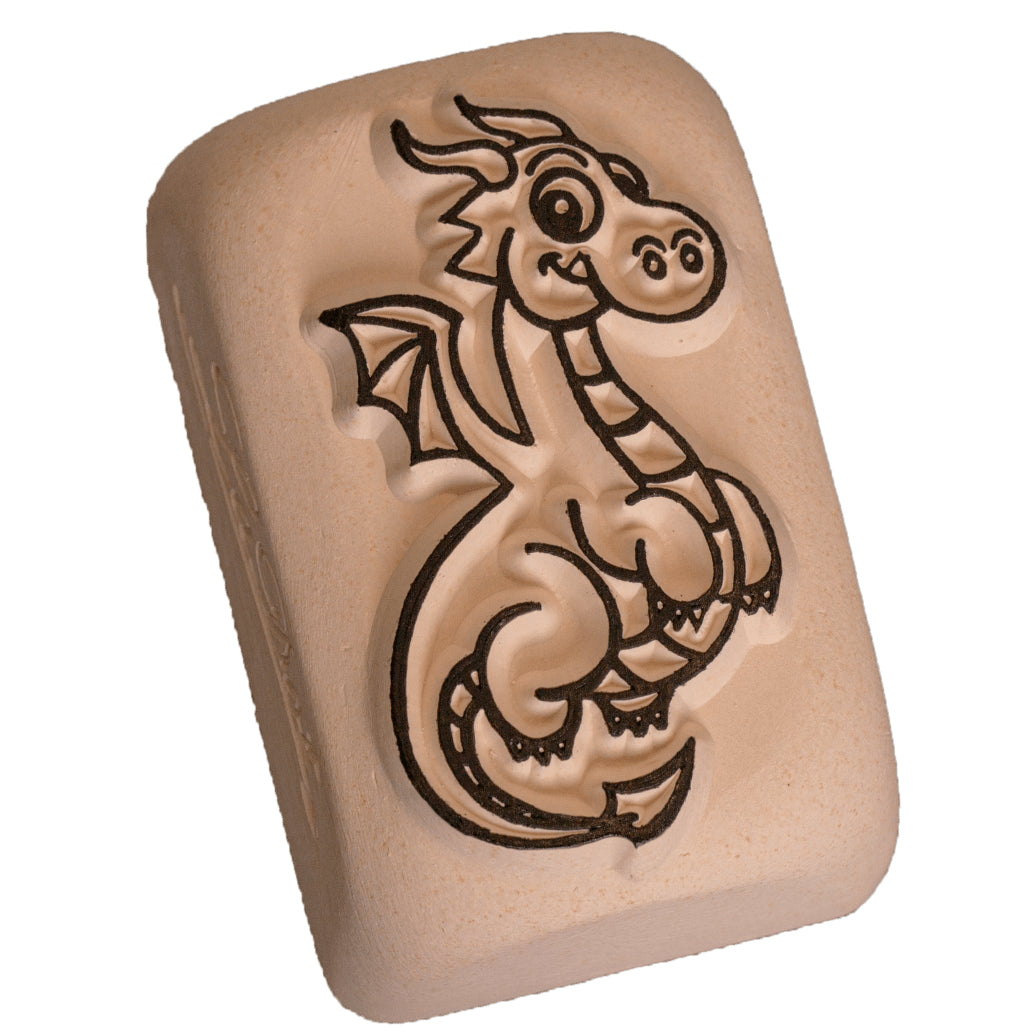LaDot Tattoostempel M159 – Medium – 1 Stk, 2,5 × 5 cm – weiss – Stein
