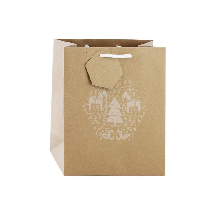 Clairefontaine Geschenktasche Dalécarlie – Weihnachten – Papier – 215 × 253 × 102 mm
