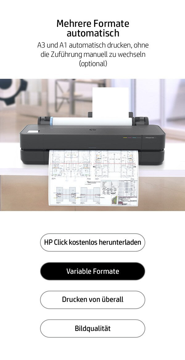 HP DesignJet Studio Steel – Grossformatdrucker, 24"