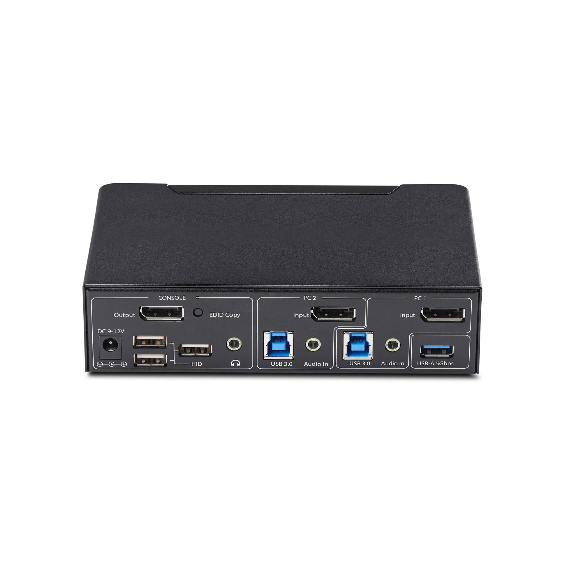 StarTech.com 2-Port DP KVM-Switch – 4K/60 Hz, USB 3.0-Hub, Audio, EDID-Management