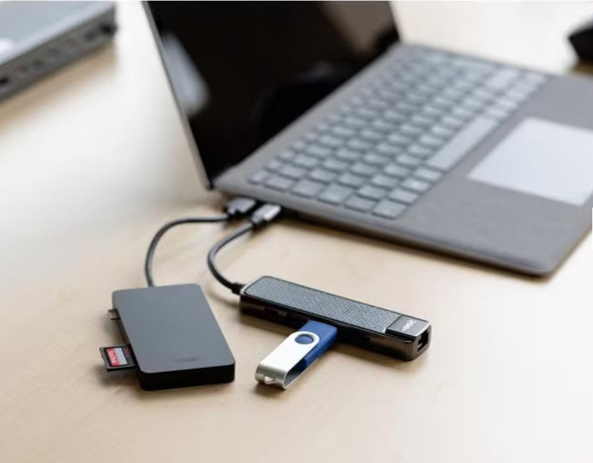 ONIT F01264 – Smartcard-Leser – USB 3.2 Gen 1 (Type-C), Schwarz, für Windows, Mac & mehr
