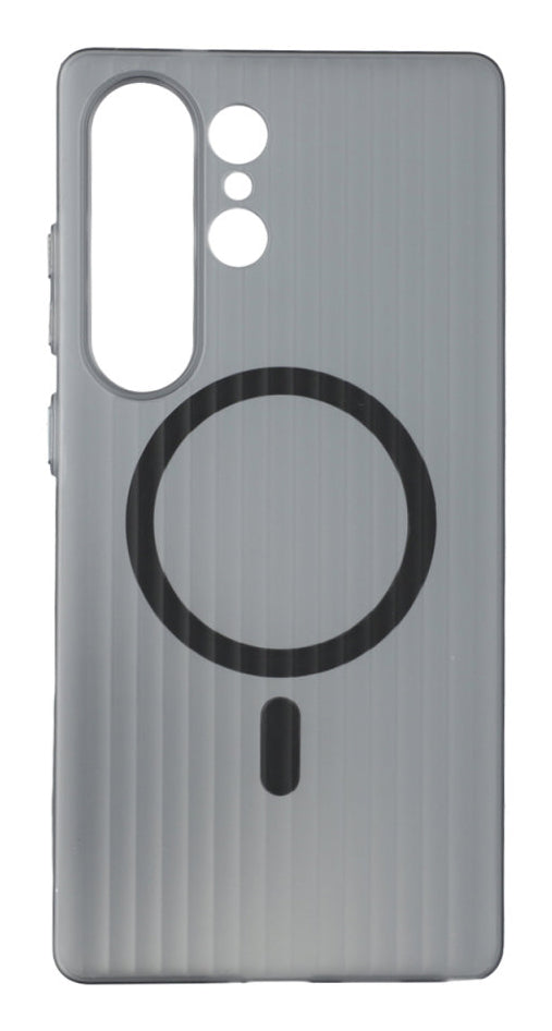 4smarts Backcover – für Samsung Galaxy S25 Ultra – grau/transparent – TPU/PC
