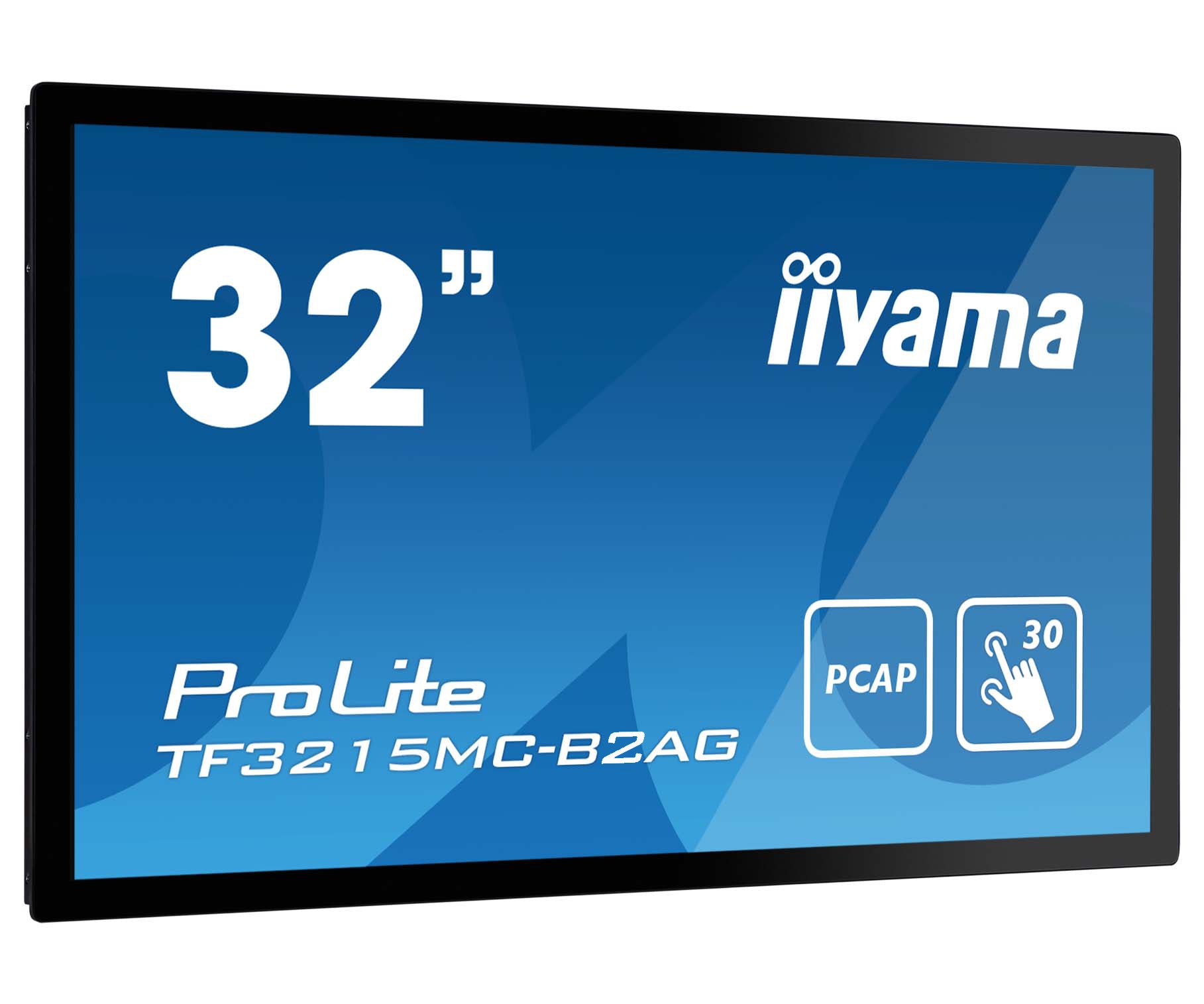 iiyama Touch-Monitor 31,5" – 1920 × 1080 (Full HD), VA, PCAP 30-Punkt, 500 cd/m², HDMI/DP/VGA